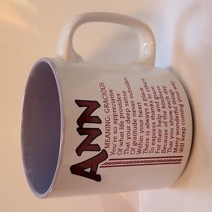 Papel Name Mug Ann Coffee Mug Design Poetry By Marci G.